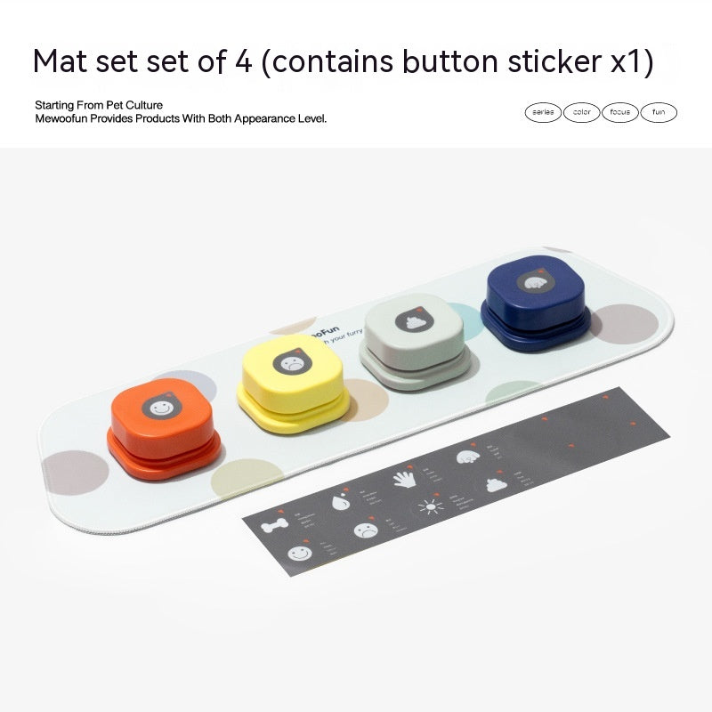 Interactive Pet Communication Button Set