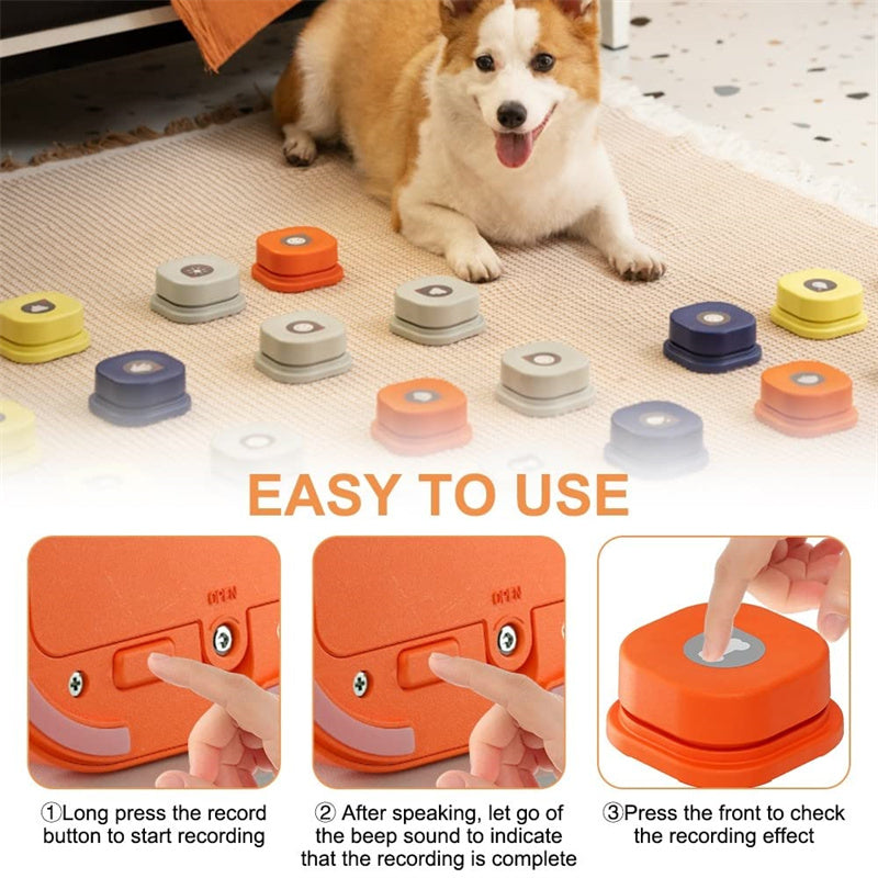 Interactive Pet Communication Button Set