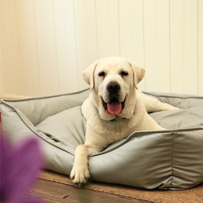 Faux Leather Waterproof Pet Bed